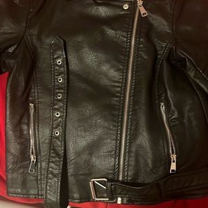 Kids leather jacket never worn